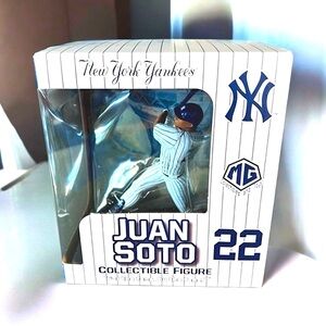 NWT Juan Soto New York NY Yankees MGCT Collectible Box Figurine World Series